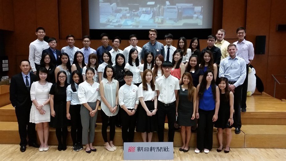 PolyU SPEED students visited Asahi Shimbun.